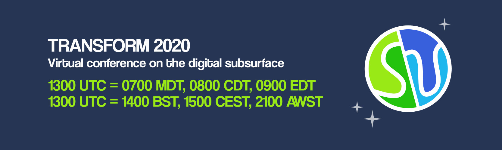 Transform2020 Virtual Conference on digital subsurface